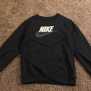 Nike Men's Black Crewneck Sweater
